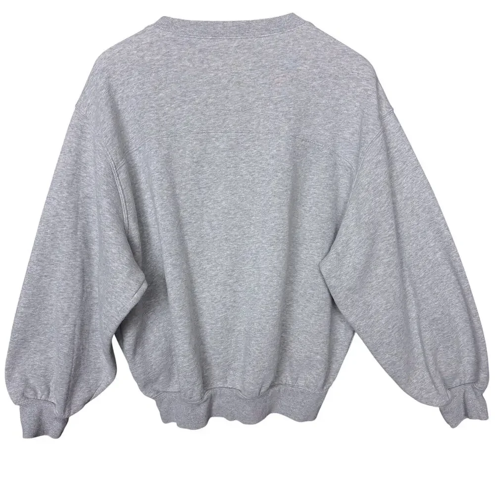Urban Outfitters BDG Crest Unicorn Lion Pullover Sweatshirt XS Celestial Sun